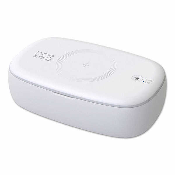 【送專用20W充電器】MEGA KING MK-Q3無線充電10W紫外線UV殺菌盒/iPhone適用 (國家認證公司貨)