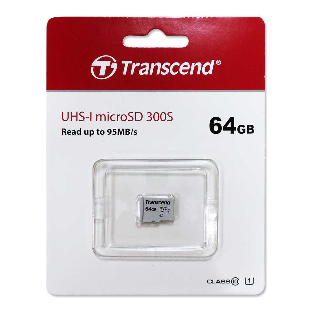 【特價商品售完為止】Transcend microSD 64G記憶卡(UHS-I C10) OTR-008-2
