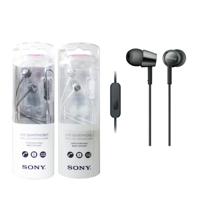 SONY MDR-EX155AP 入耳式立體有線耳機(台灣公司貨)