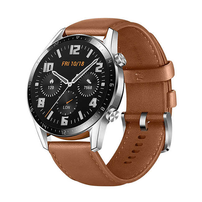 HUAWEI華為 WATCH GT 2 (46mm) 智慧手錶-時尚款(砂礫棕)
