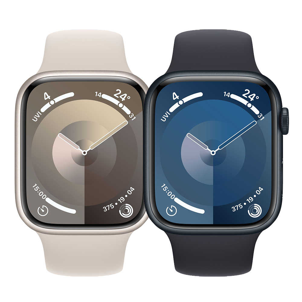 Apple Watch Series 9 GPS 鋁金屬錶殼配運動型錶帶