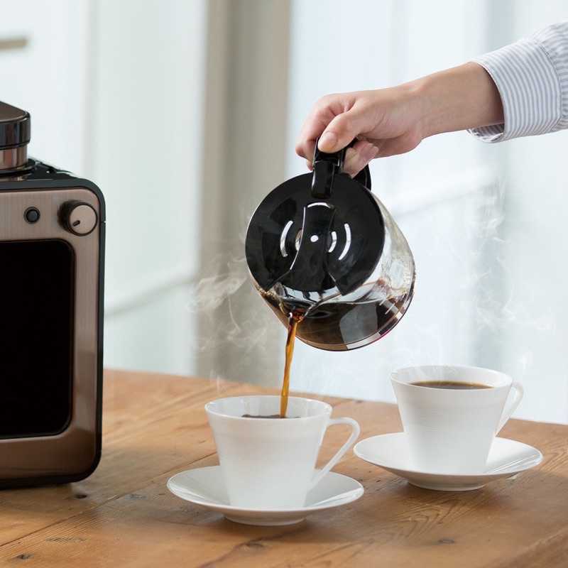 強強滾-日本 Siroca SC-A1210 自動研磨 咖啡機 電動 磨豆機 手沖咖啡 自動咖啡機