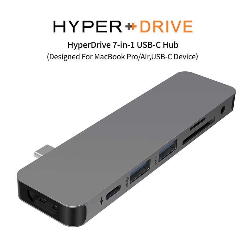 強強滾-HyperDrive 7-in-1 USB-C 集線器- 2色