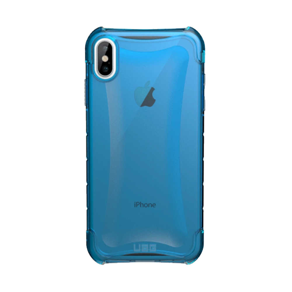 強強滾生活-UAG【iPhone Xs Max 6.5吋】晶透系列-耐衝擊保護殼-透藍 手機殼 透黑