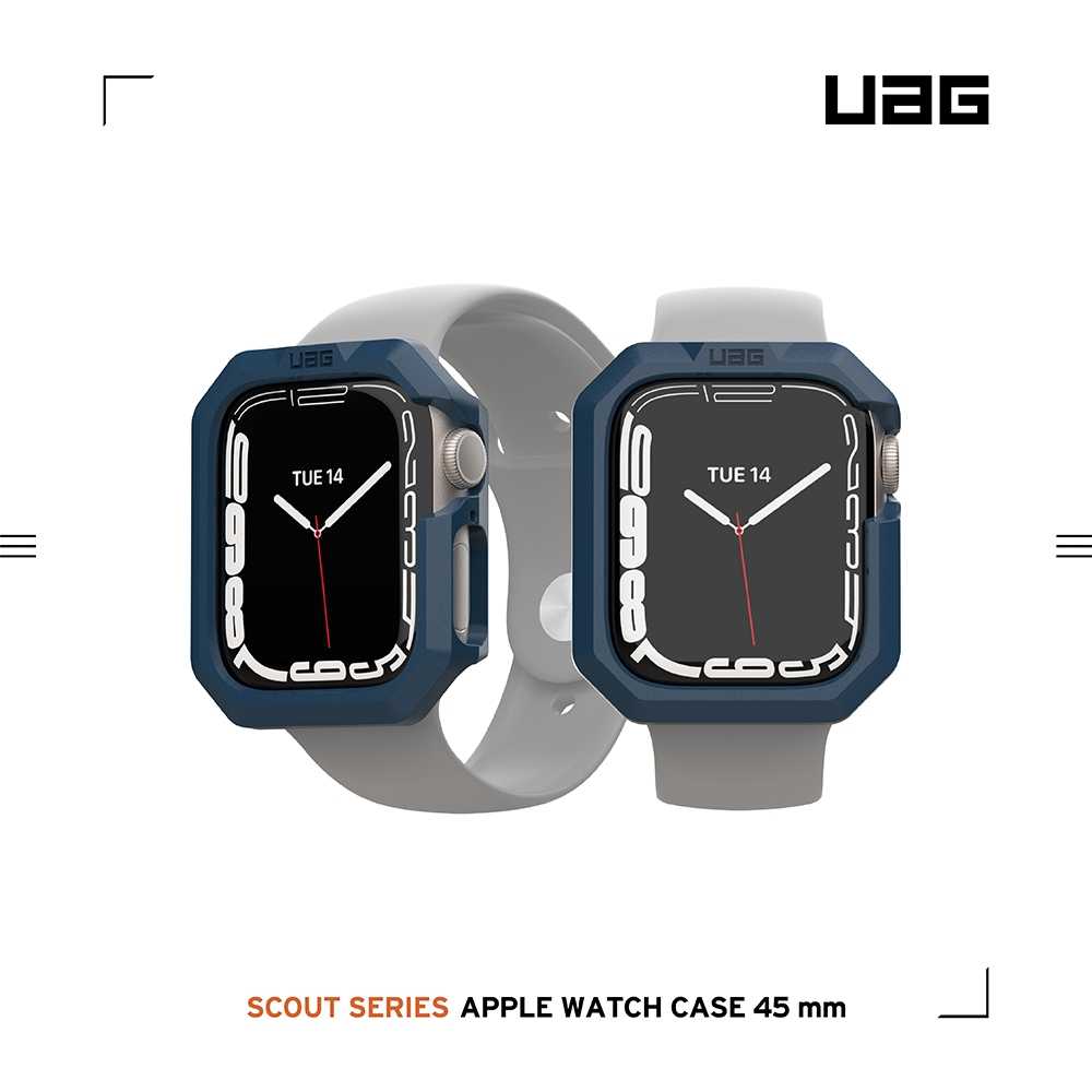 強強滾優選~ UAG Apple Watch 45mm 耐衝擊保護殼