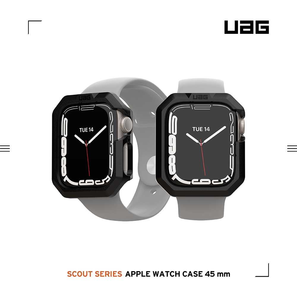 強強滾優選~ UAG Apple Watch 45mm 耐衝擊保護殼