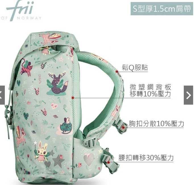 強強滾優選~【Frii 自由】護脊書包｜奇幻動物