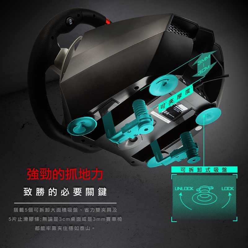 強強滾-FlashFire鈴鹿車神豪華版遊戲方向盤\u2028(附三踏版及排檔桿) 地平線5強烈支援中