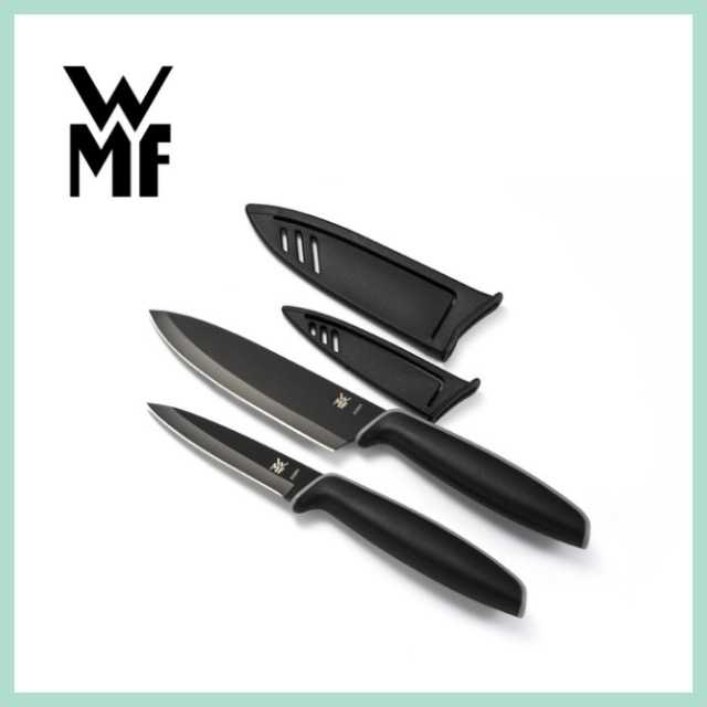 強強滾-德國WMF Touch不鏽鋼雙刀組附刀套 9cm/13cm 小刀 廚房刀具