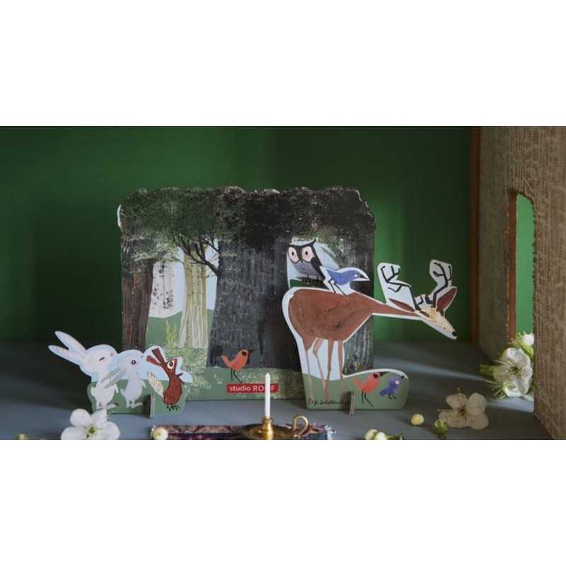 強強滾-studio ROOF 小小世界_貓頭鷹與兔子