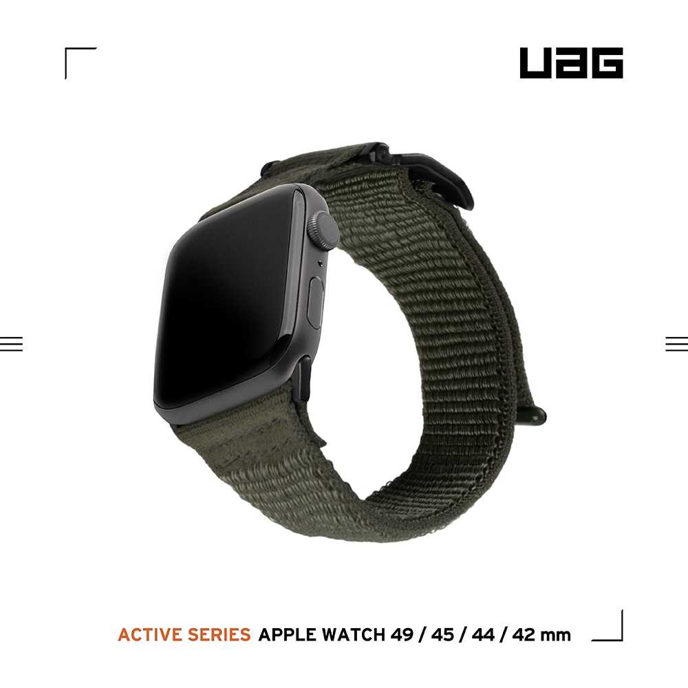強強滾優選~ UAG Apple Watch 42/44/45/49mm 時尚尼龍錶帶V2