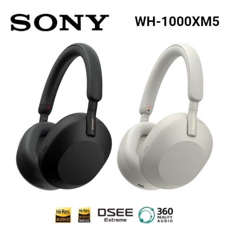 SONY 降噪藍牙耳罩式耳機 WH-1000XM5 (限量現貨) 通話耳機 內建alexa