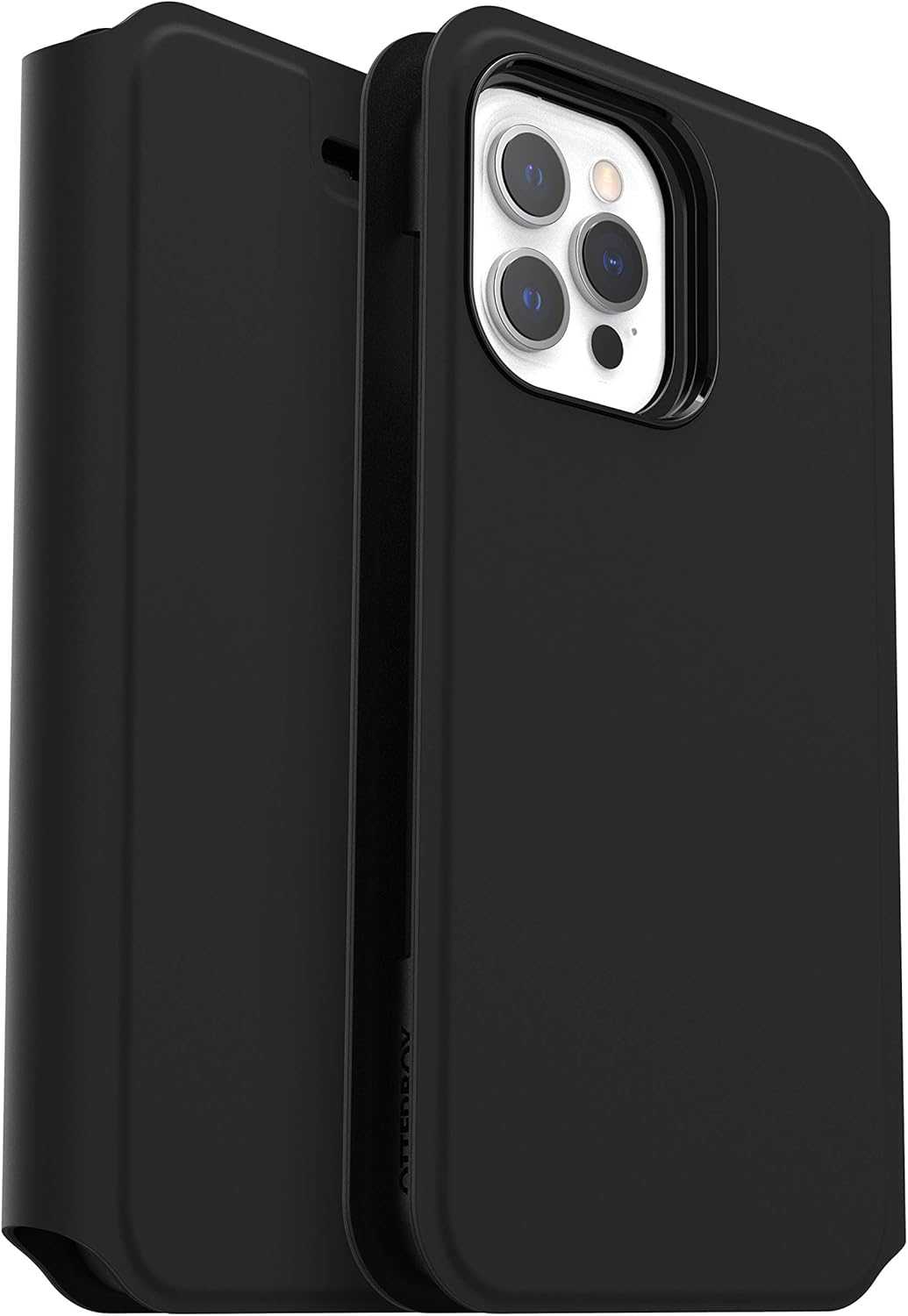 OtterBox 翻蓋式手機保護套 iPhone 12 Pro Max 防震、防摔、纖薄、柔軟觸感皮套