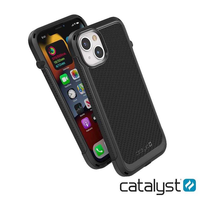 強強滾-CATALYST iPhone13 (6.1")防滑防摔保護殼 - 碳黑