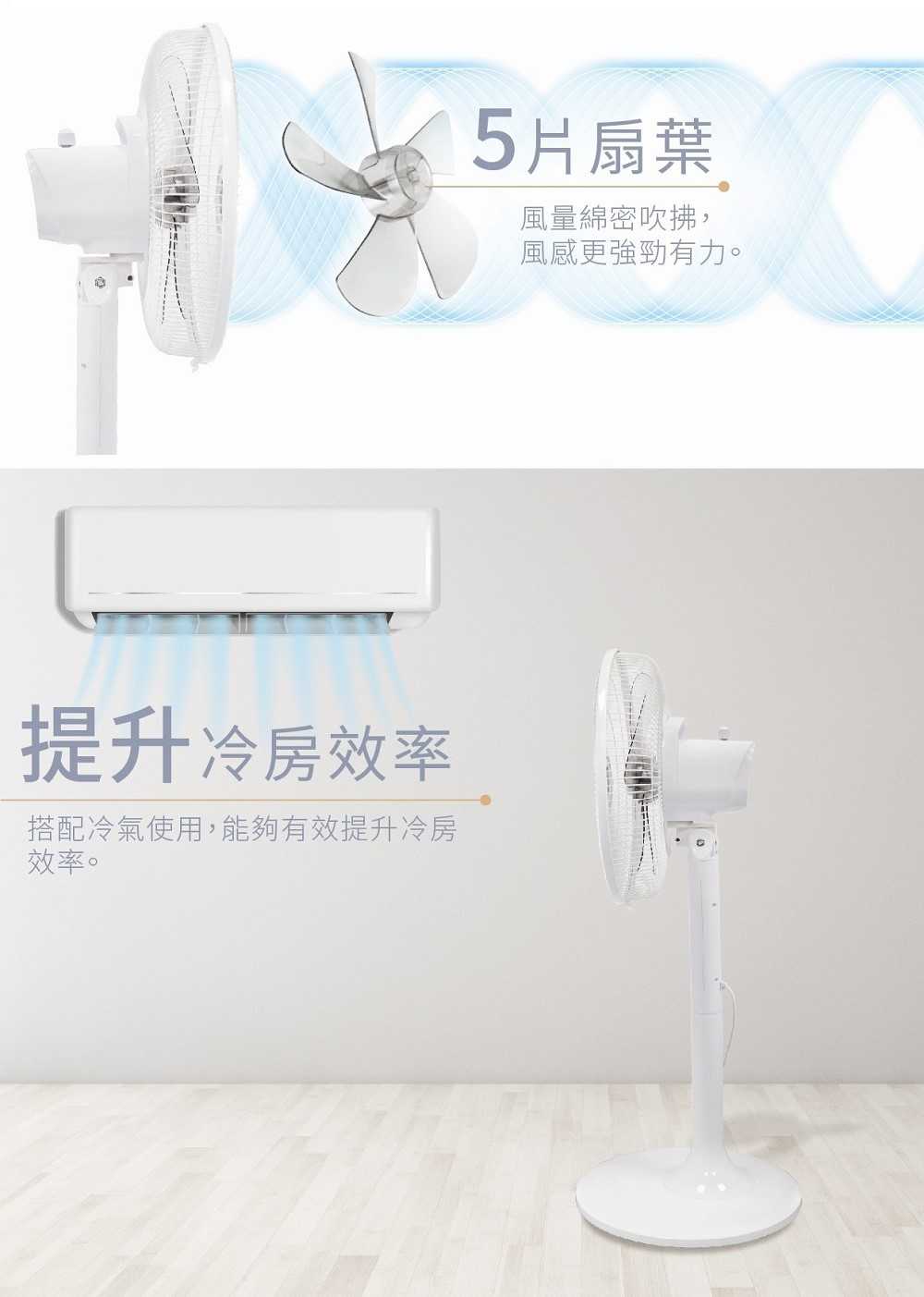 強強滾優選~ PINOH 品諾 14吋機械式立扇(DF-1420AM)