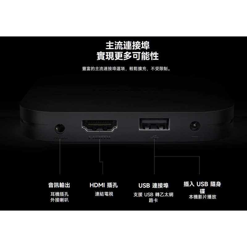 強強滾生活 小米 Xiaomi 電視盒子S 2代 4K google tv 台灣版 公司貨