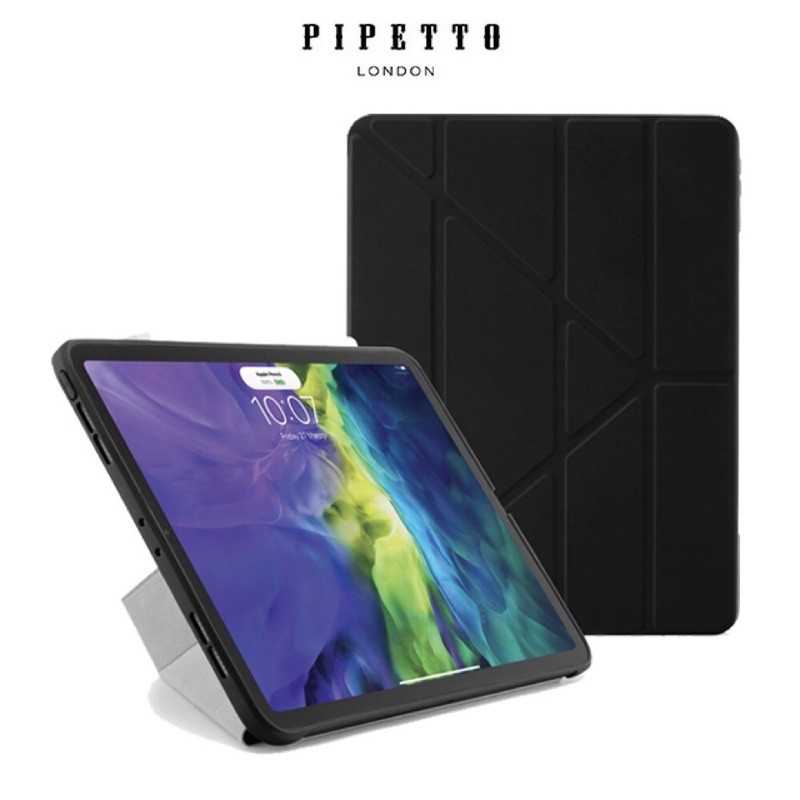 強強滾-PIPETTO iPad Pro11吋(第2代)/第1代 多角度多功能保護套-黑色