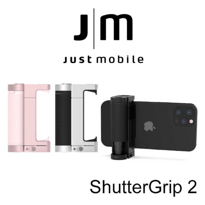 強強滾-Just Mobile ShutterGrip 2 掌握街拍 藍芽 手持 拍照器 i12 pro