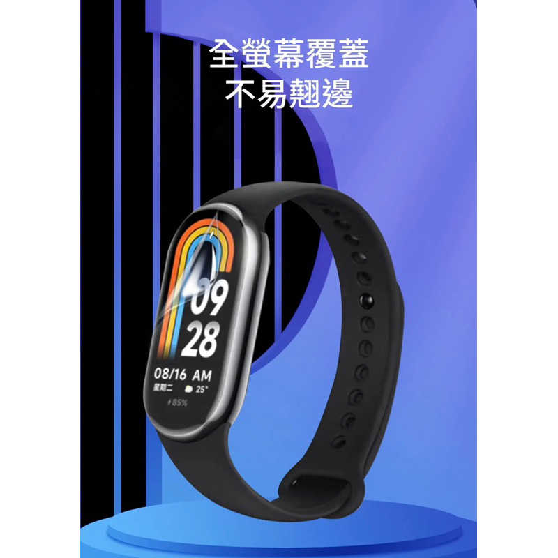 強強滾生活  小米手環8 護眼藍光軟膜 2片裝