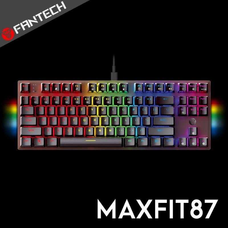 強強滾-【FANTECH】MK856 RGB混彩80%機械式鍵盤(MAXFIT87)