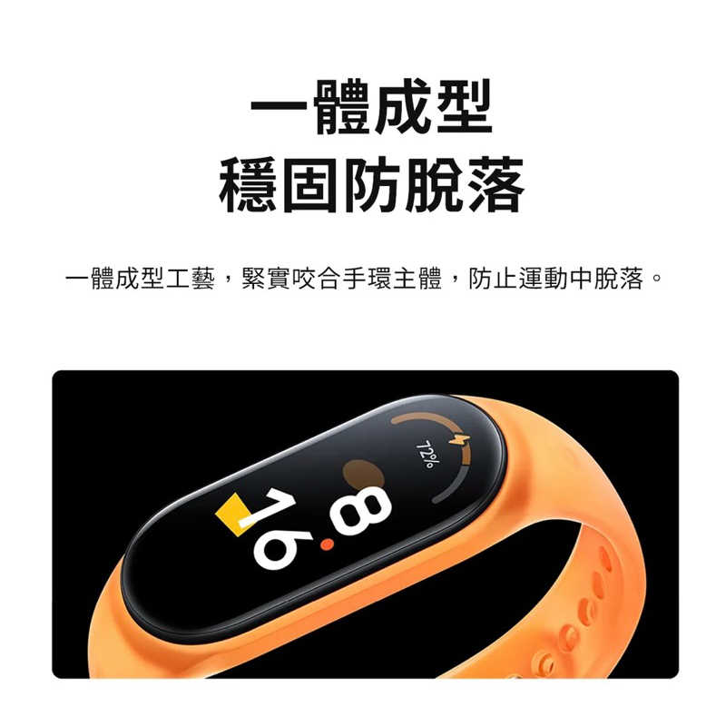 強強滾生活 小米手環7/6/5通用 螢光錶帶