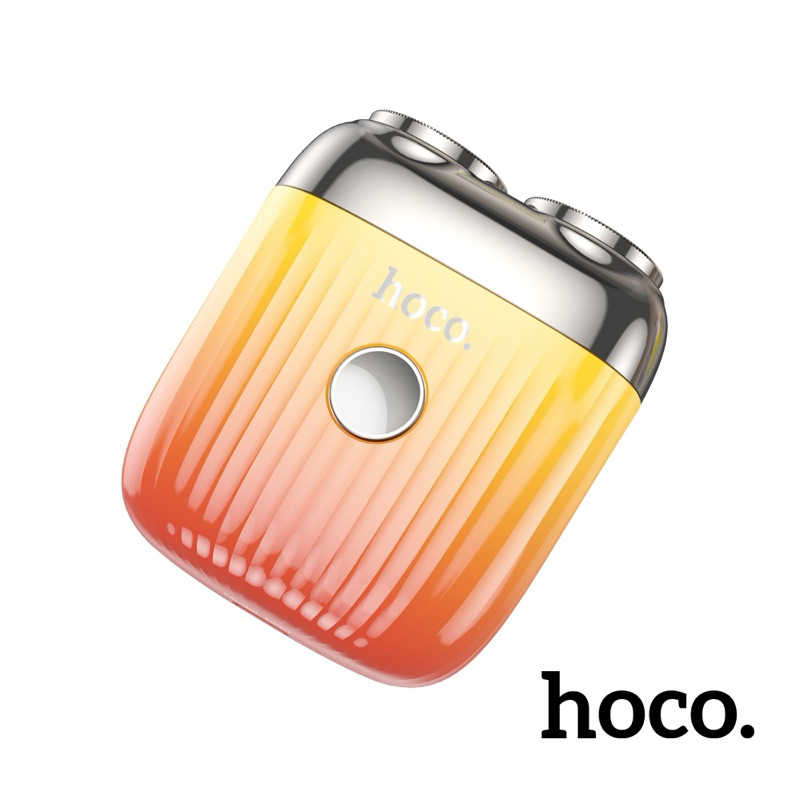 強強滾生活  【hoco.浩酷】DI30 便攜式迷你剃鬚刀/刮鬍刀(橙色/藍色)