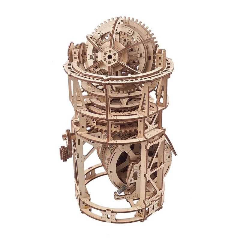 強強滾-Ugears 陀飛輪 宇宙仰望者 (送砂紙) 木製機械座鐘 頂級鐘錶工藝 彷彿天文台 烏克蘭