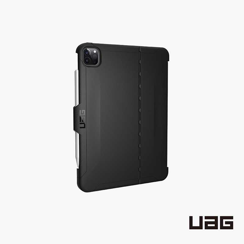 強強滾-【UAG】iPad Pro 12.9吋(2020)耐衝擊鍵盤專用保護殻-黑