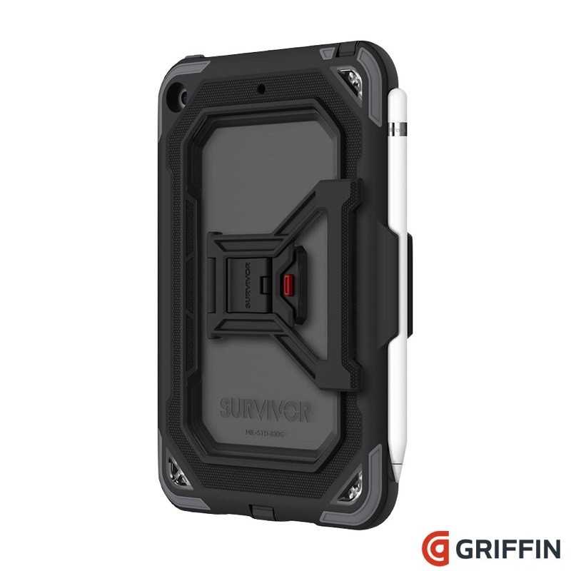 強強滾-Griffin iPadmini (2019) Survivor All-Terrain軍規防摔保護殼+肩背帶