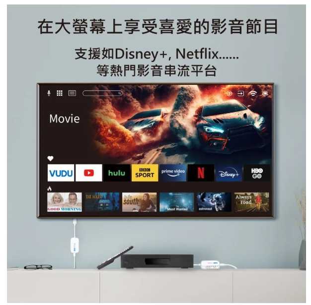 J~ GKI 耀麟國際EZCast Pocket 無線投影傳輸器套組(HDMI/TypeC雙版本)