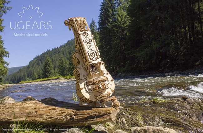 Ugears - 手搖風琴 Hurdy Gurdy