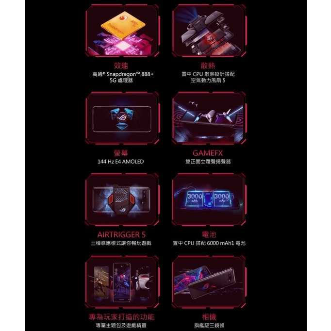 強強滾生活 ASUS ROG Phone 5s (12G/256G)-幻影黑