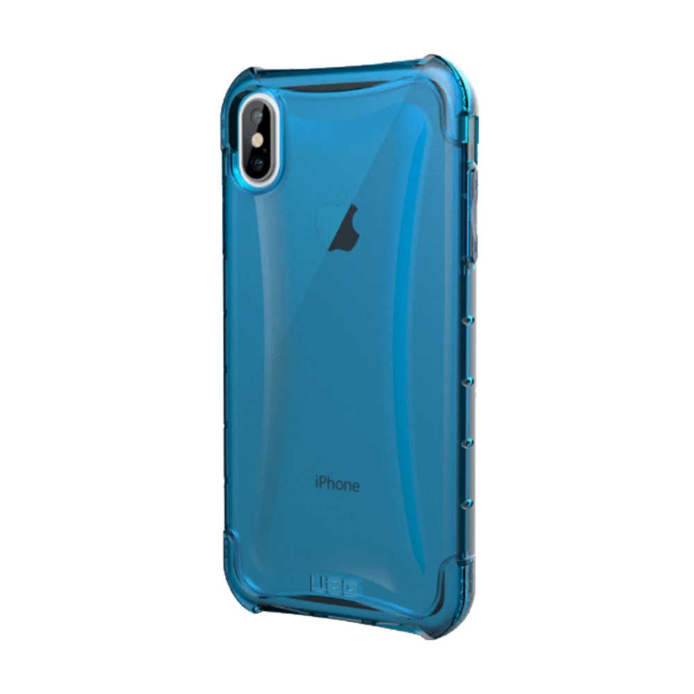 強強滾生活-UAG【iPhone Xs Max 6.5吋】晶透系列-耐衝擊保護殼-透藍 手機殼 透黑