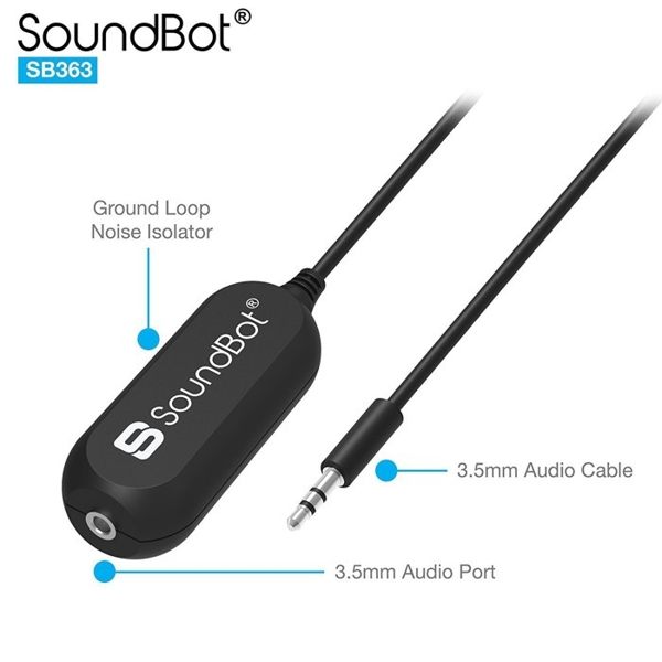 美國聲霸SoundBot SB363接地迴路噪聲隔離器
