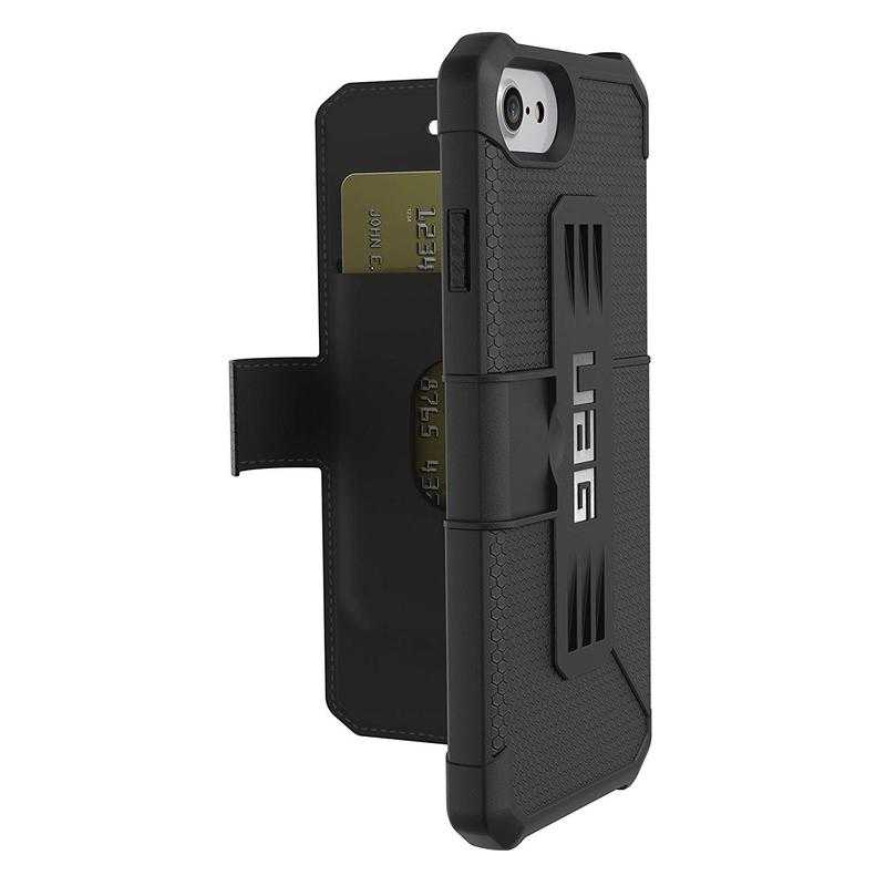 美國軍規 UAG 翻蓋式防撞保護殻 iphone8 iphone7 iphone6s SE 強強滾 黑色