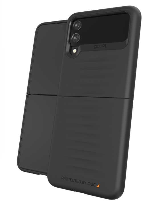 英國Gear4【Samsung Galaxy Z Flip3】手機保護殼 皮套 軍規 黑
