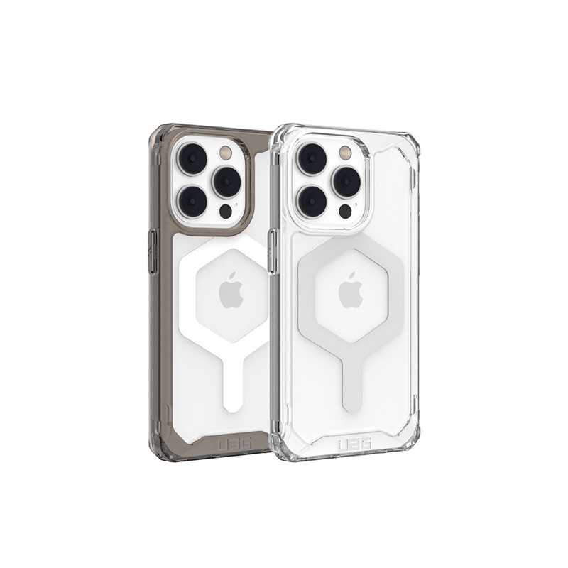 強強滾p UAG iPhone 14 Pro MagSafe 耐衝擊保護殼-全透款