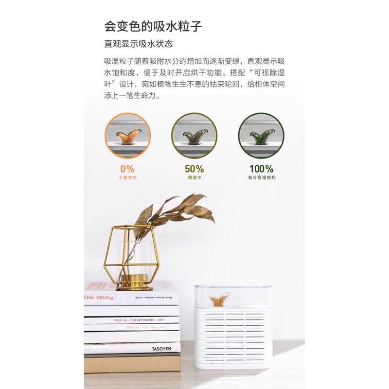 強強滾-小米 向物除濕器 可重覆循環使用 臥室衣櫃鞋櫃 迷你 除濕機 小型吸濕器 除濕盒 乾燥劑 乾燥機