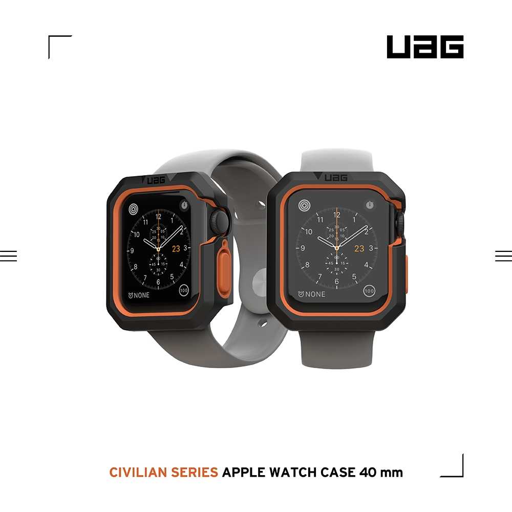 強強滾優選~ UAG Apple Watch 40mm 耐衝擊簡約保護殼