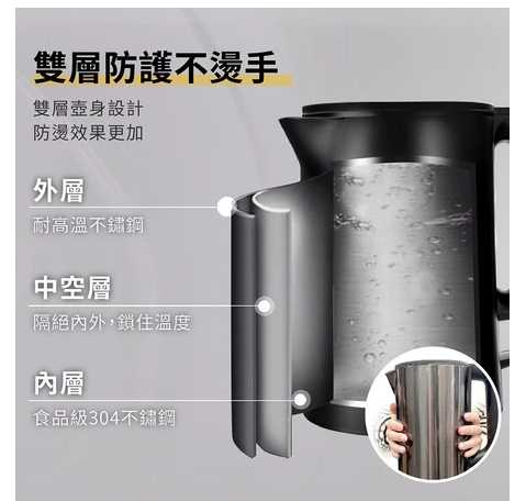 強強滾優選~SuperB 2.3L超大容量 不鏽鋼快煮壺 台灣品牌電煮壺 熱水壺