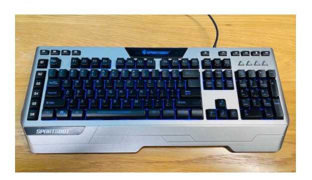 強強滾~美國聲霸SportsBotusb有線LED電競鍵盤燈光鍵盤快捷鍵設定遊戲鍵