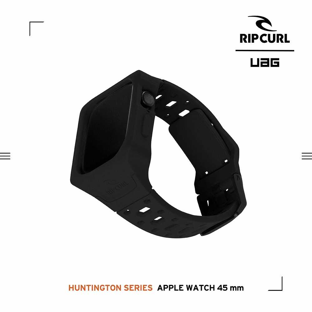 強強滾優選~ UAG X RIP CURL Apple Watch 45mm 矽膠保護殻運動錶帶