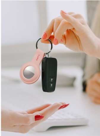 LAUT AirTag HUEX 矽膠保護套鑰匙圈