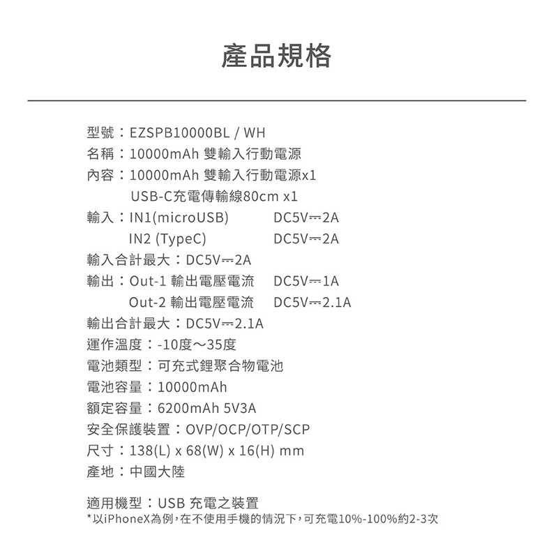 強強滾-Soodatek 10000 mAh 行動電源