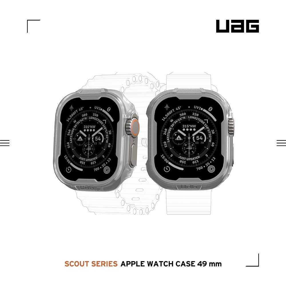 強強滾優選~ UAG Apple Watch Ultra/Ultra 2(49mm) 耐衝擊保護殼
