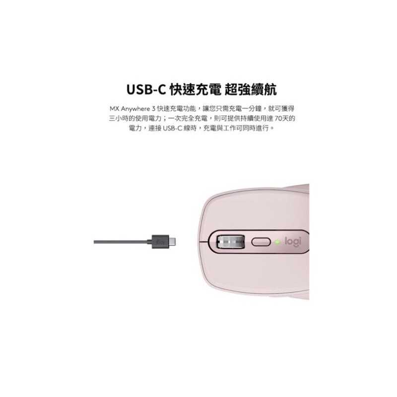 強強滾-羅技 MX Anywhere 3 無線行動滑鼠