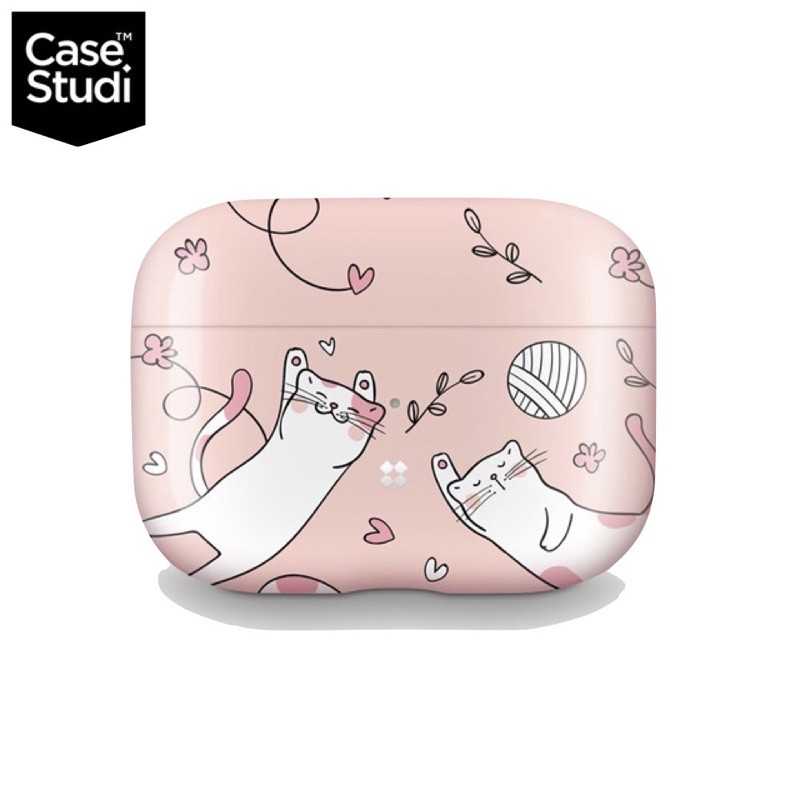 強強滾-CaseStudi Prismart AirPods Pro 充電盒保護殼-粉紅貓
