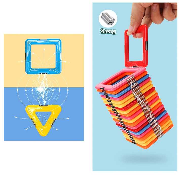 強強滾~idoot磁力磚STEM 幼兒玩具 52 件