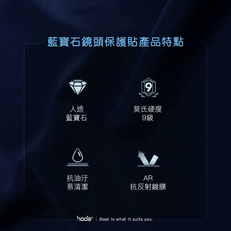 強強滾-hoda【iPhone 13 Pro 6.1\" / 13 Pro Max 6.7\" 三入組】藍寶石金屬框鏡頭保護