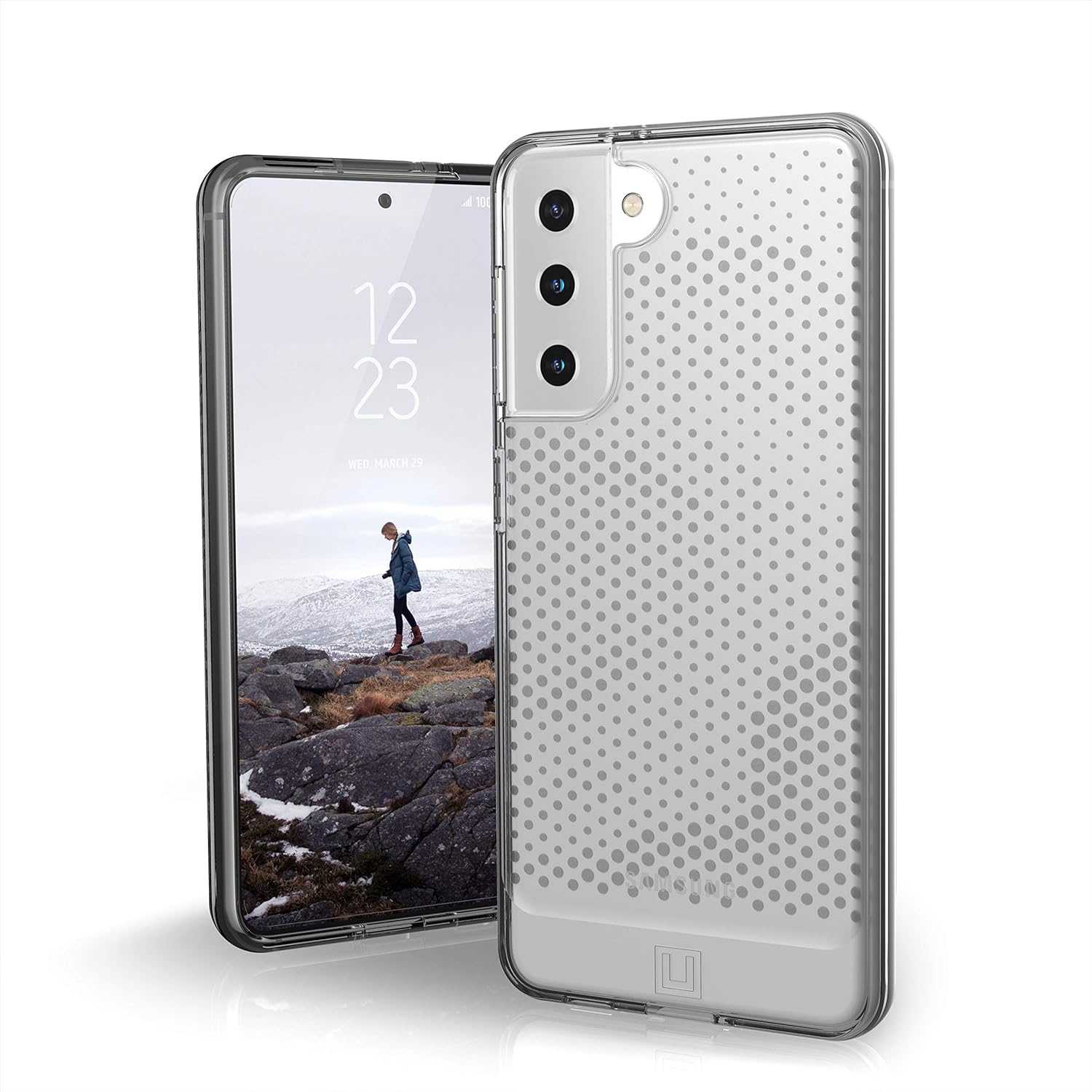 Uag Samsung Galaxy S21 ultra保護套 [6.2 吋螢幕] 纖薄合身透明耐衝擊手機殼 殼 皮套